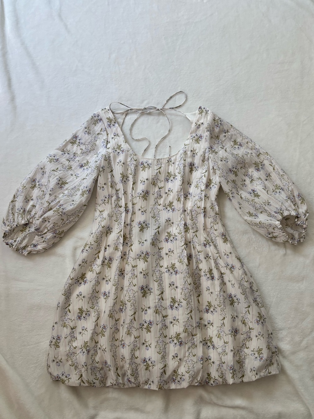 H&M Brock Collection 100%cotton  floral mini dress - Picture 4 of 10